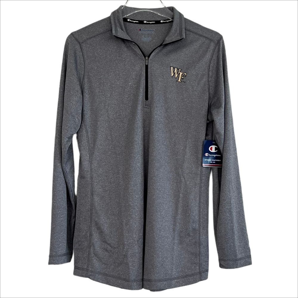 NWT WAKE FOREST 1/4 Zip Pullover Top Size L